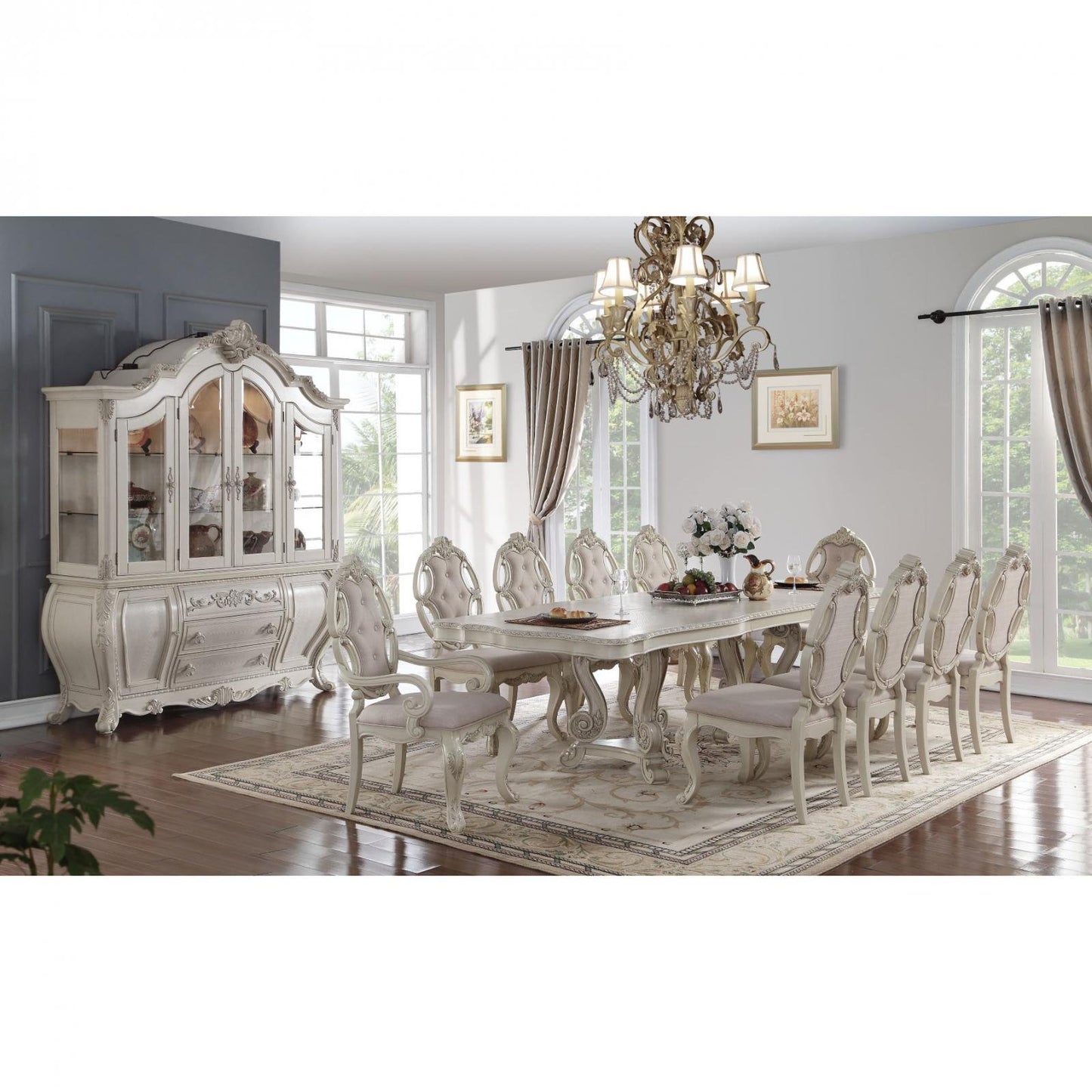 Rectangular Buffet & Hutch