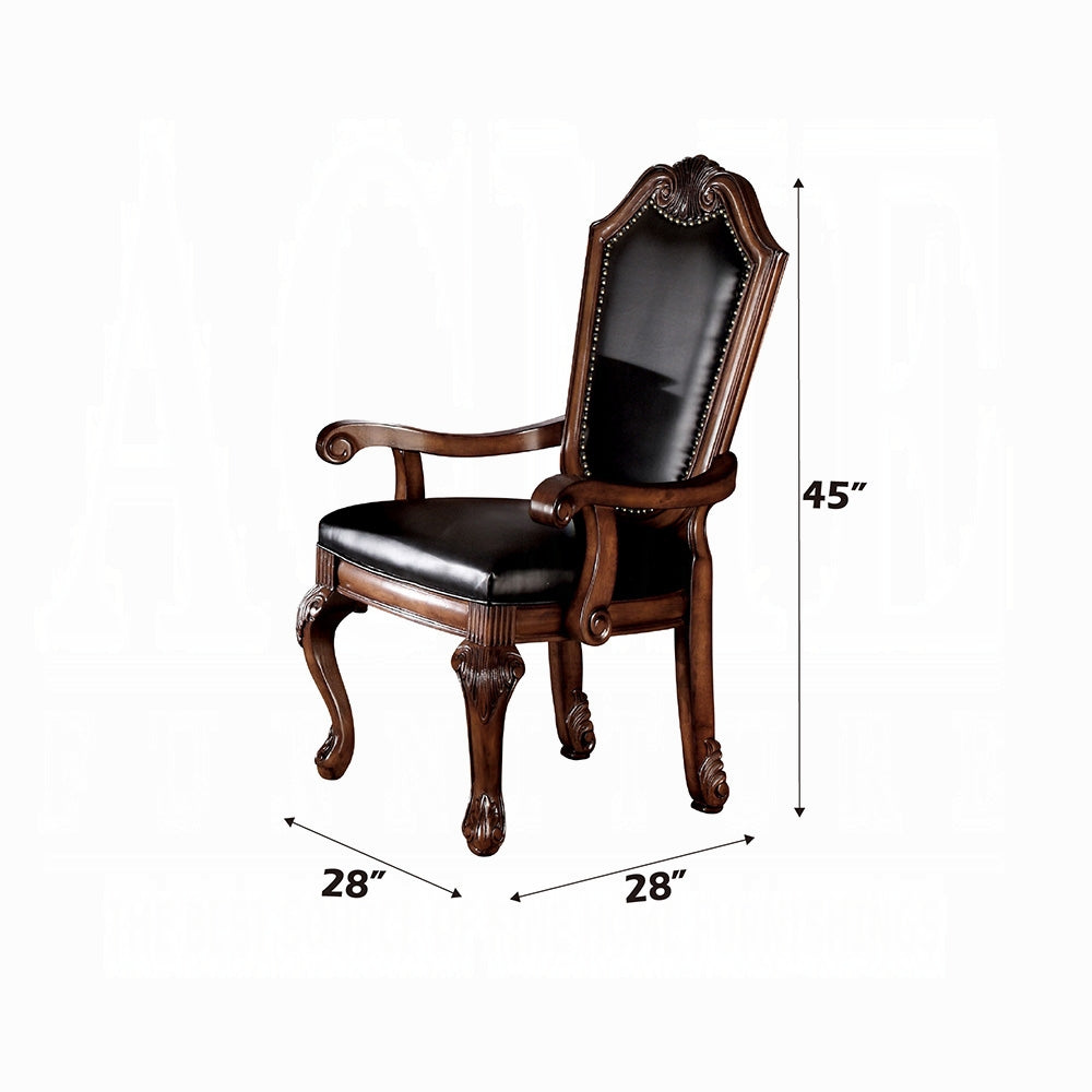 Chateau De Ville 8-Piece Dining Set Include 1 Dining Extension Table, 4 Side Chairs, 2 Arm Chairs and 1 Server