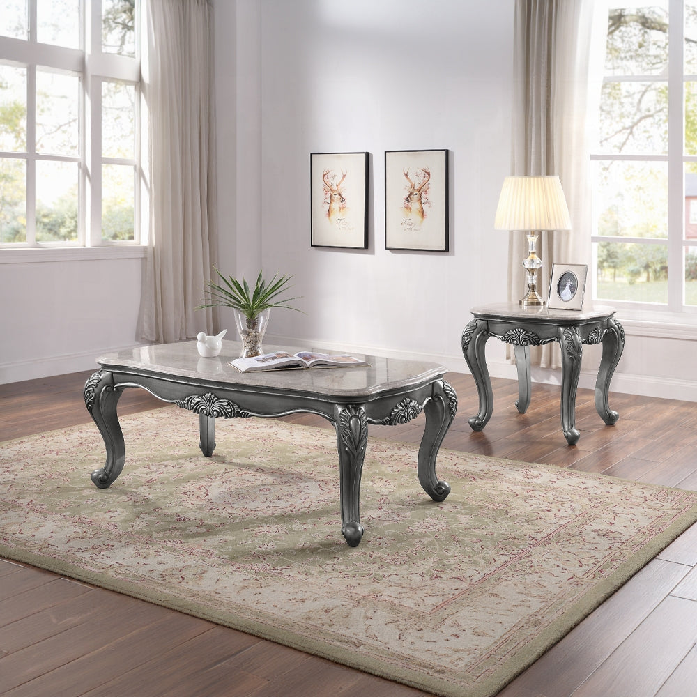 Ariadne Collection 4-Piece Living Room Set Include Sofa, Loveseat, Chair and Coffee Table, Formal Furniture Set