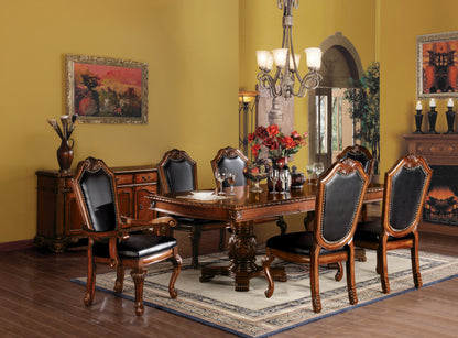 Chateau De Ville 8-Piece Dining Set Include 1 Dining Extension Table, 4 Side Chairs, 2 Arm Chairs and 1 Server