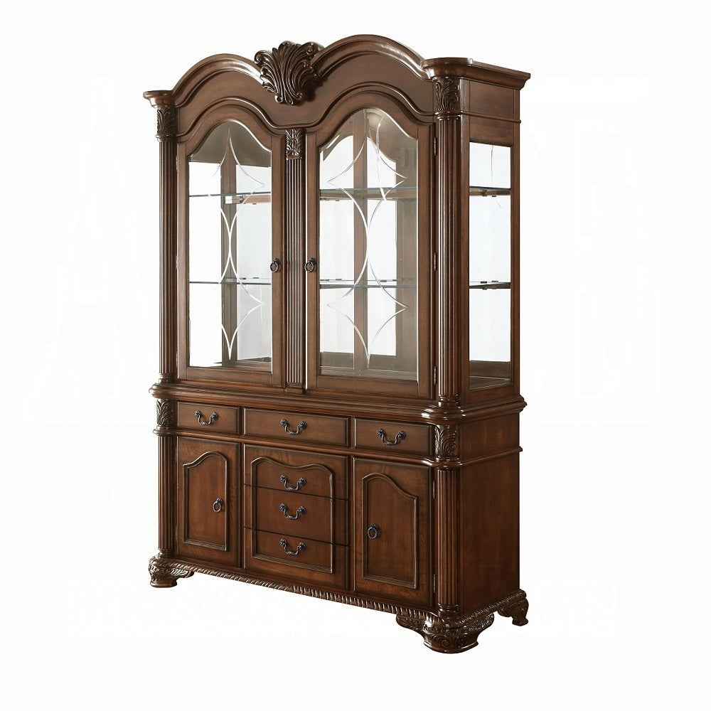 Chateau De Ville 10-Piece Dining Set Include 1 Dining Extension Table, 6 Side Chairs, 2 Arm Chairs and 1 Buffet & Hutch