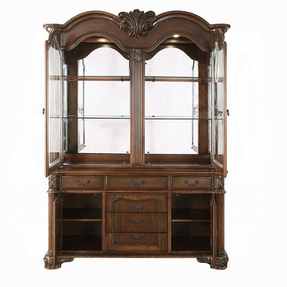 Chateau De Ville 10-Piece Dining Set Include 1 Dining Extension Table, 6 Side Chairs, 2 Arm Chairs and 1 Buffet & Hutch