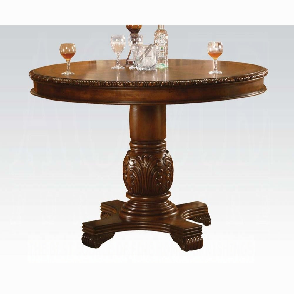 Chateau de Ville 5-Piece Counter Height Dining Set, 1 Table and 4 Chairs, Cherry Finish