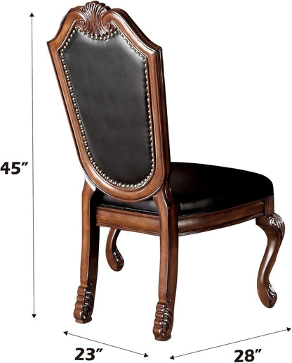 Chateau De Ville 8-Piece Dining Set Include 1 Dining Extension Table, 4 Side Chairs, 2 Arm Chairs and 1 Server
