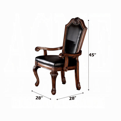 Chateau De Ville 8-Piece Dining Set Include 1 Dining Extension Table, 4 Side Chairs, 2 Arm Chairs and 1 Buffet & Hutch