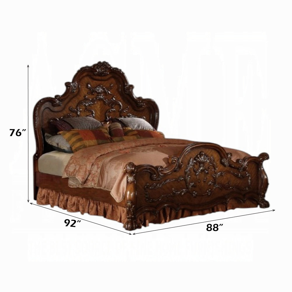 Dresden Bed in Cherry Oak