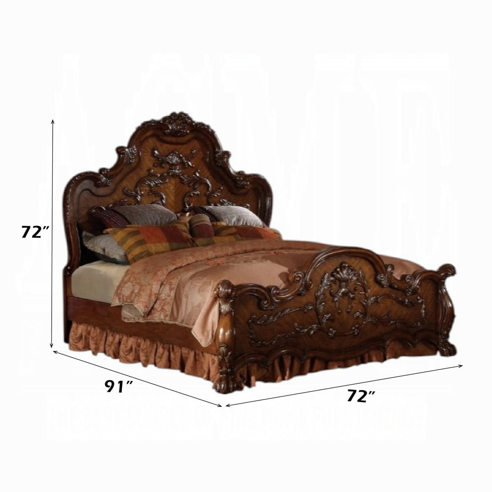 Dresden Bed in Cherry Oak