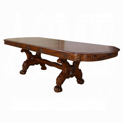 Dresden 9-Piece Luxurious Formal Dining Table Set Kitchen Furniture Set Include 1 Extendable Dining Table, 6 Side Chairs and 2 Arm Chairs, Set for 8 Persons