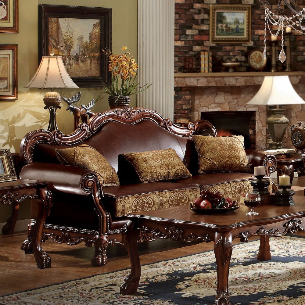 Dresden 4PC Living Room Set, Including Sofa, Loveseat, Chair and Coffee Table