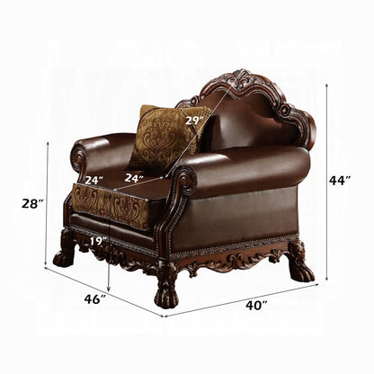 Dresden 4PC Living Room Set, Including Sofa, Loveseat, Chair and Coffee Table