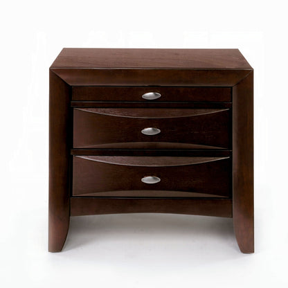 Ireland Collection 5-Piece Bedroom Set, Bed Frame, Chest, Dresser, Nightstand and Mirror