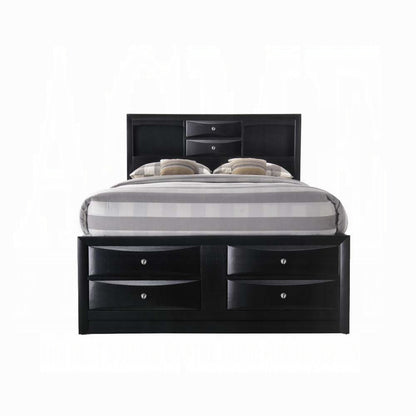 Ireland Collection 5-Piece Bedroom Set, Bed Frame, Chest, Dresser, Nightstand and Mirror