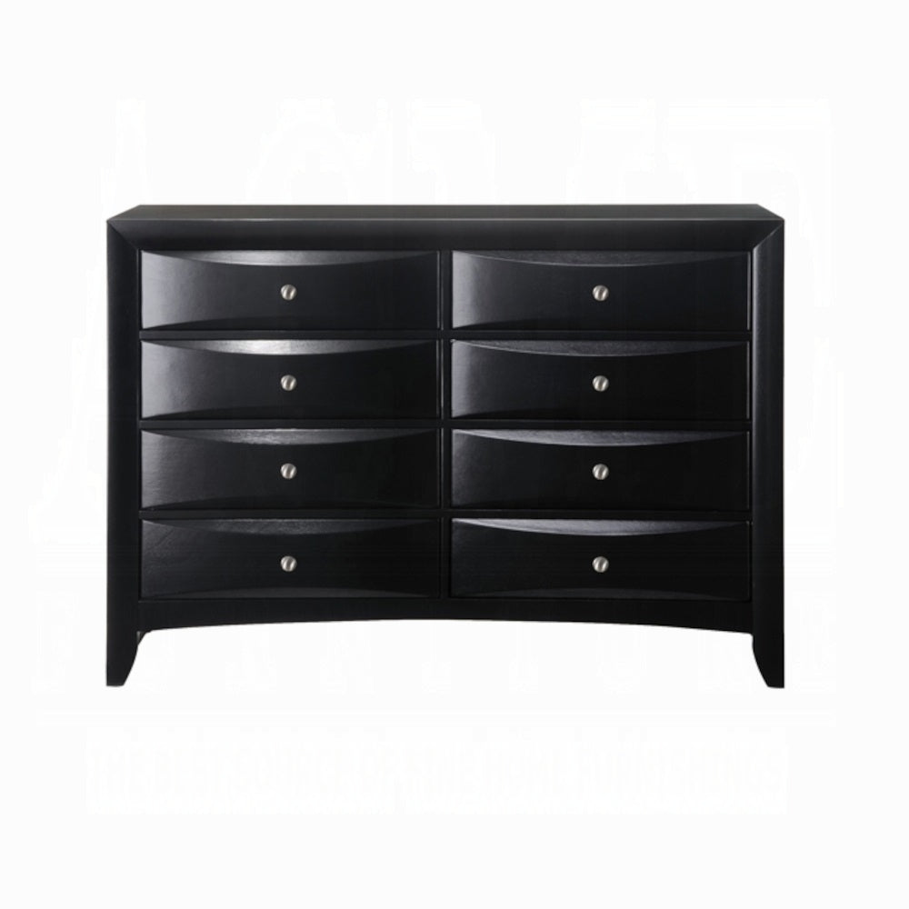 Ireland Collection 5-Piece Bedroom Set, Bed Frame, Chest, Dresser, Nightstand and Mirror