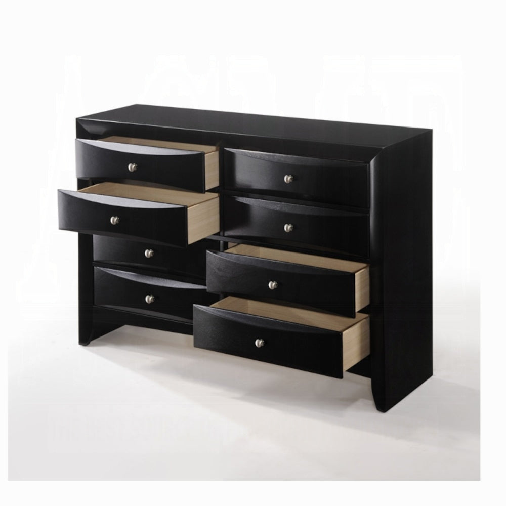 Ireland Collection 5-Piece Bedroom Set, Bed Frame, Chest, Dresser, Nightstand and Mirror