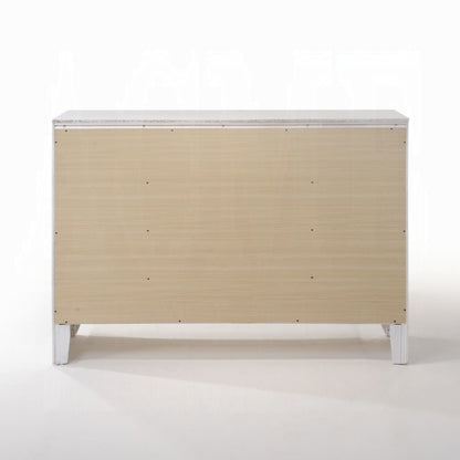 Ireland Collection 5-Piece Bedroom Set, Bed Frame, Chest, Dresser, Nightstand and Mirror