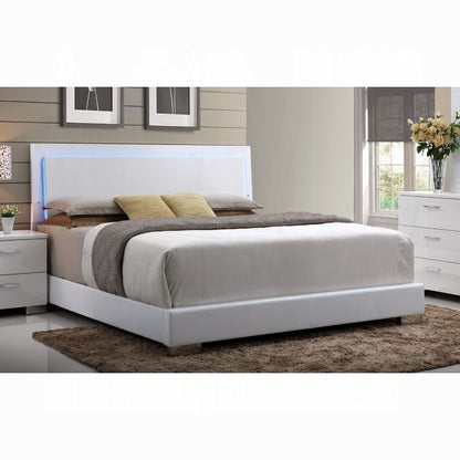Lorimar Bed w/ Led in White