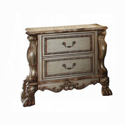 Dresden 6 Piece Luxury Solid Wood Bedroom Set Includes Bed, Dresser, Chest, 2 x Nightstand and Mirror, Boxspring Required