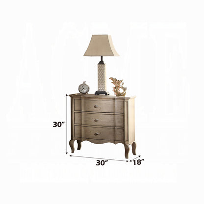 Chelmsford 6-Piece Contemporary Solid Wood Bedroom Set Includes Panel Bed, Assembled Dresser, Assembled Chest, 2xAssembled Nightstand and Mirror, Box Spring Required