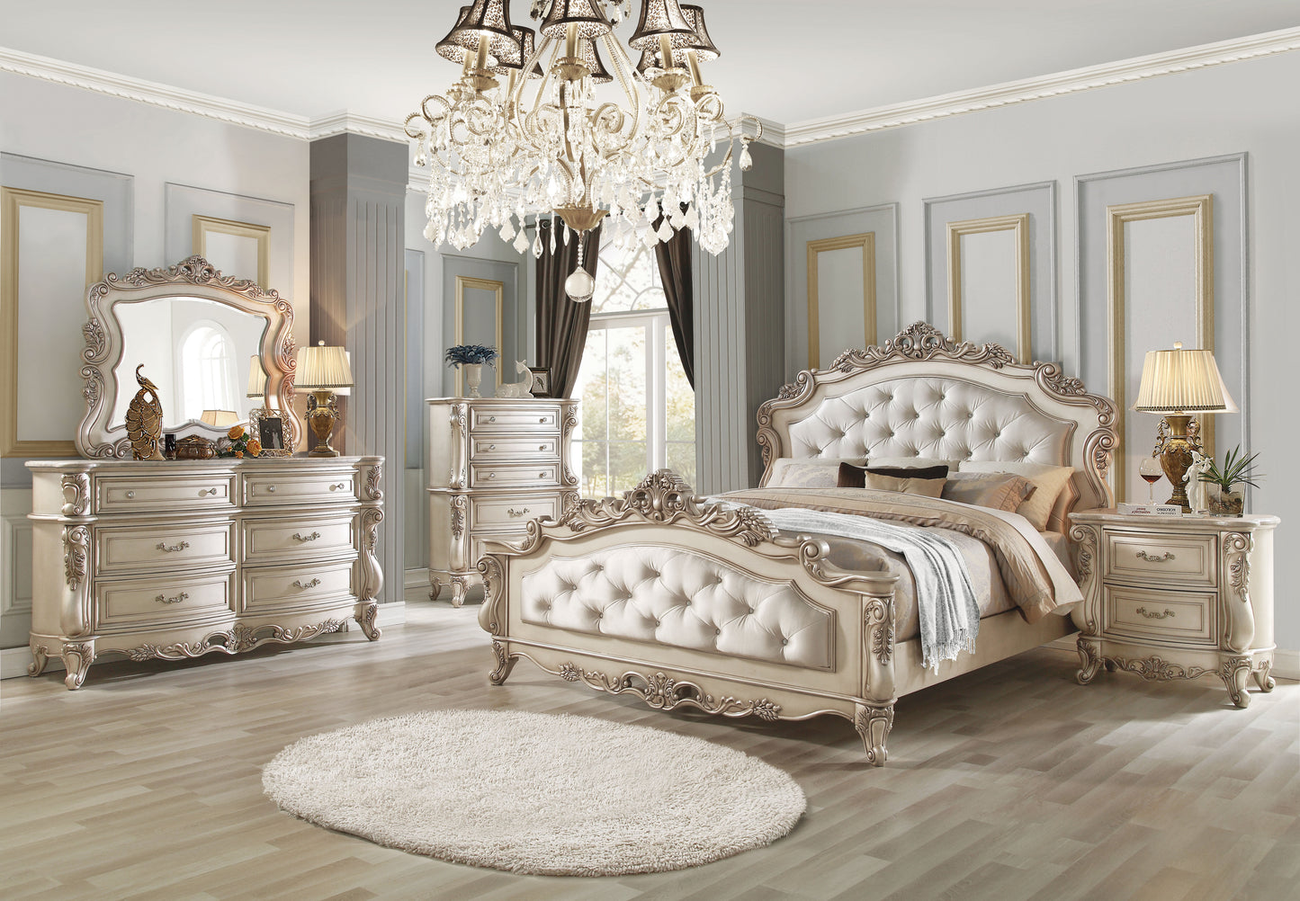 Gorsedd Bed in Golden Ivory