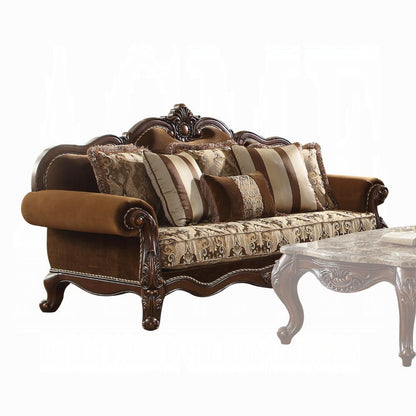 4-Piece Living Room Set Include Sofa w/ 6 Pillows, Loveseat w/ 4 Pillows, Chair w/ 2 Pillows and Coffee Table