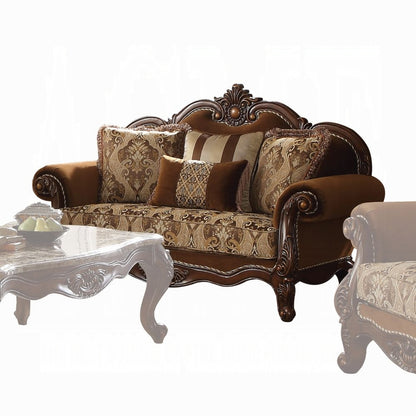 4-Piece Living Room Set Include Sofa w/ 6 Pillows, Loveseat w/ 4 Pillows, Chair w/ 2 Pillows and Coffee Table