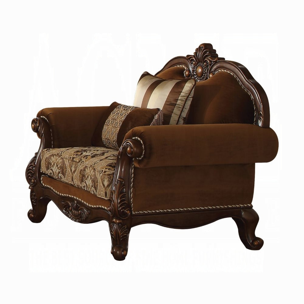 4-Piece Living Room Set Include Sofa w/ 6 Pillows, Loveseat w/ 4 Pillows, Chair w/ 2 Pillows and Coffee Table