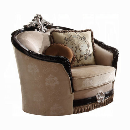 Ernestine 4-Piece Living Room Set Include Sofa w/ 7 Pillows, Loveseat w/ 5 Pillows, Chair w/ 2 Pillows and Coffee Table