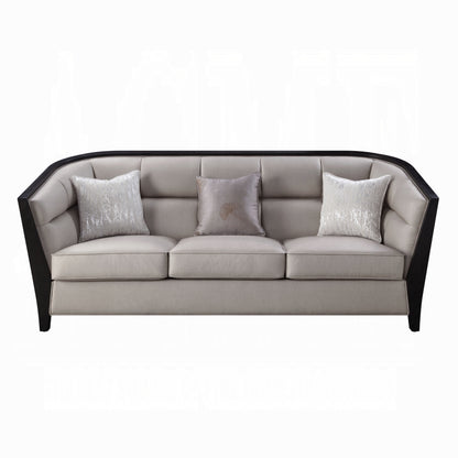 Zemocryss Colletion 4-Piece Living Room Set Include Sofa, Loveseat, Chair and Coffee Table, Beige Fabric
