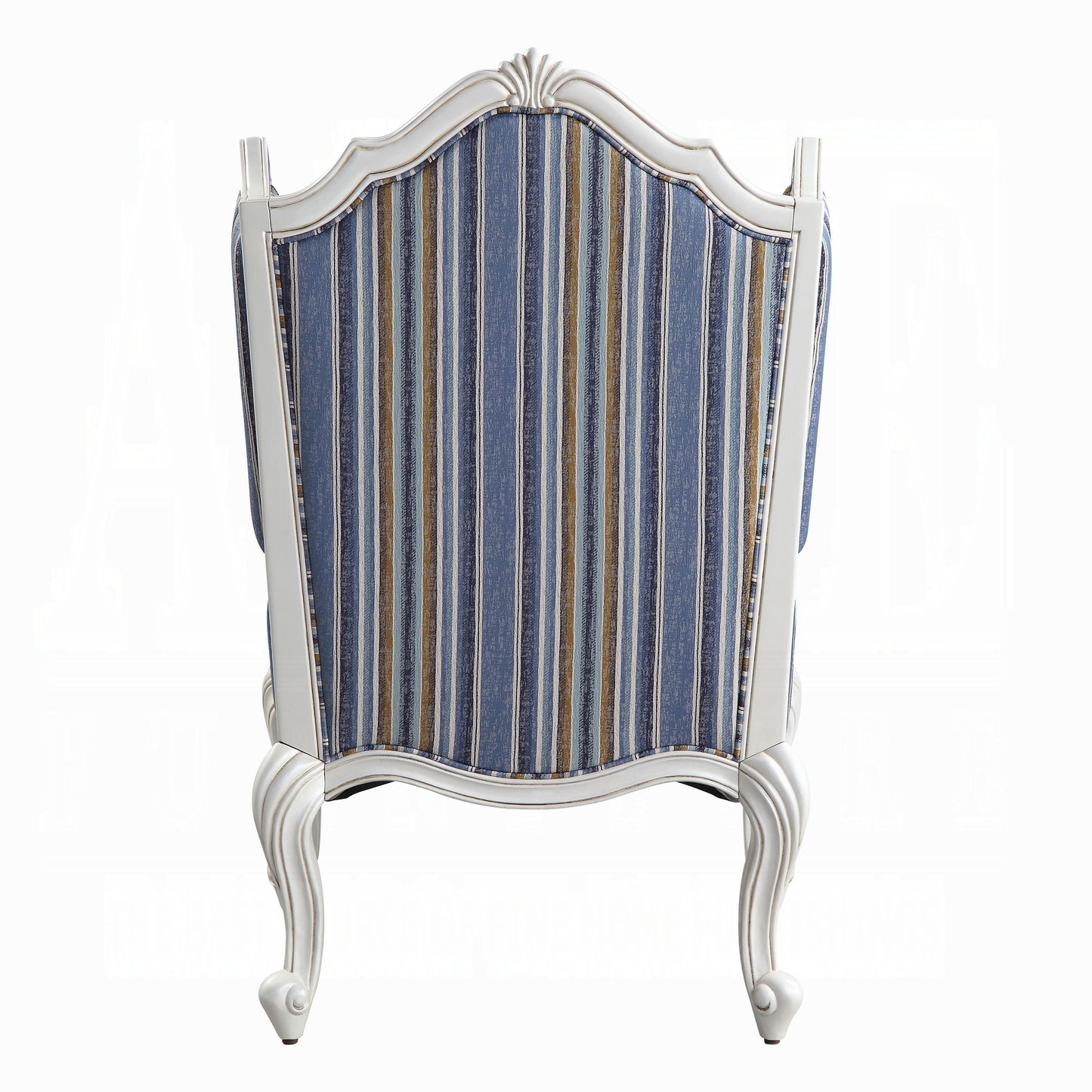 Ciddrenar Collection 3-Piece Living Room Set Include Sofa, Loveseat and Chair, Fabric & White Finish