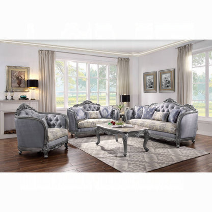 Ariadne Collection 4-Piece Living Room Set Include Sofa, Loveseat, Chair and Coffee Table, Formal Furniture Set