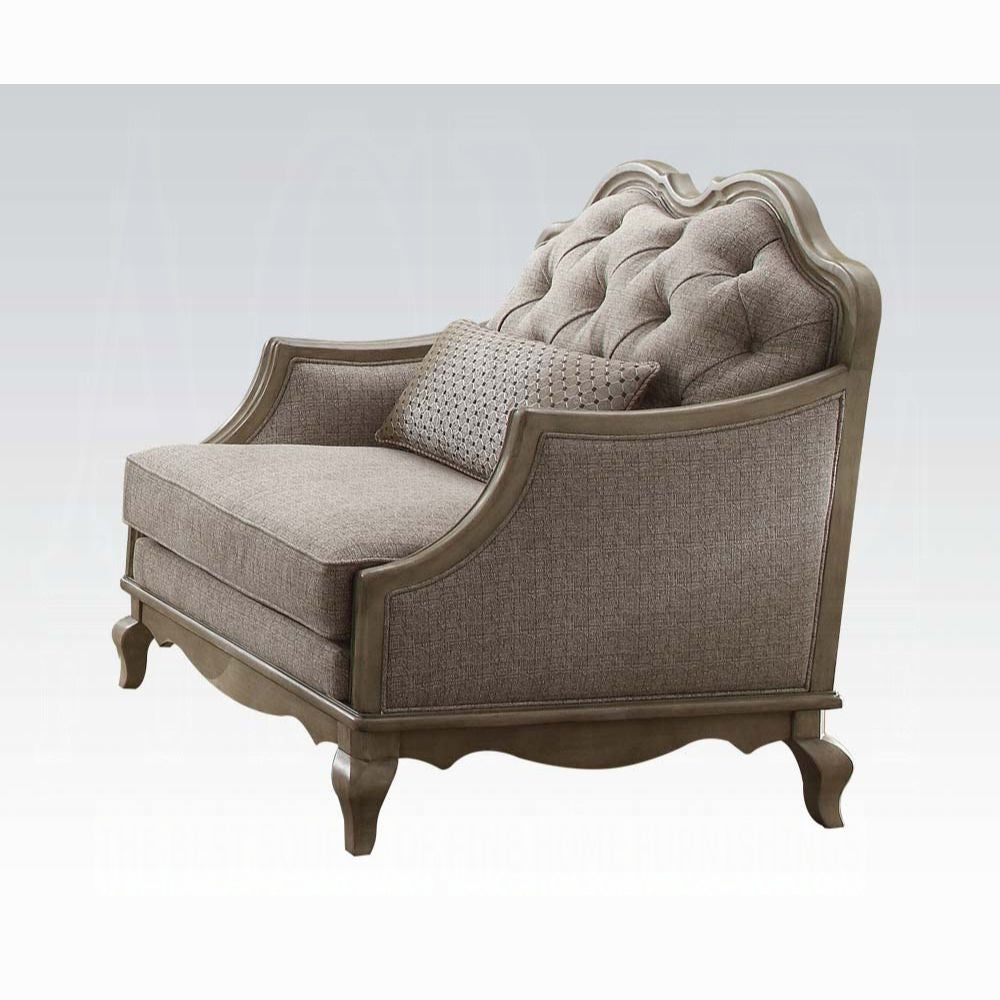 Chelmsford 4-Piece Living Room Set Include Sofa w/ 5 Pillows, Loveseat w/ 2 Pillows, Chair w/ 1 Pillow and Coffee Table
