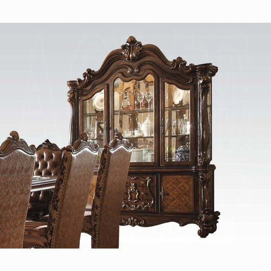 Versailles Buffet & Hutch, Cherry Oak