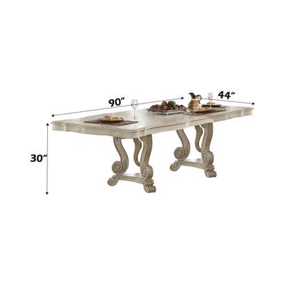 Rectangular 12 Pcs Luxurious Formal Dining Set Include 1 Extendable Dining Table, 8 Side Chairs, 2 Arm Chairs and Buffet & Hutch