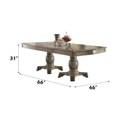 Chateau De Ville 8-Piece Dining Set Include 1 Dining Extension Table, 4 Side Chairs, 2 Arm Chairs and 1 Buffet & Hutch