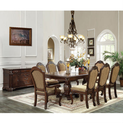 Chateau De Ville 10-Piece Dining Set Include 1 Dining Extension Table, 6 Side Chairs, 2 Arm Chairs and 1 Server