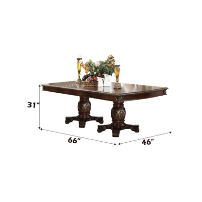 Chateau De Ville 8-Piece Dining Set Include 1 Dining Extension Table, 4 Side Chairs, 2 Arm Chairs and 1 Buffet & Hutch