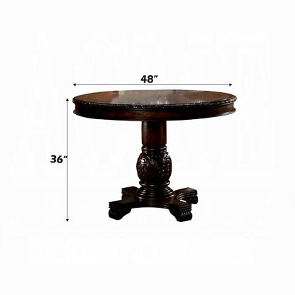 Chateau de Ville 5-Piece Counter Height Dining Set, 1 Table and 4 Chairs, Cherry Finish