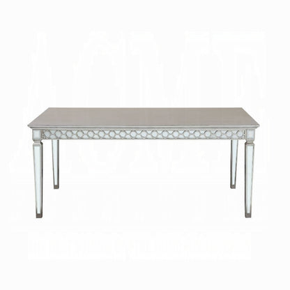 Varian 7-ps Casual Dining Table Set Include 1 Dining Table, 6 Side Chairs, 6 -Person Dining Set