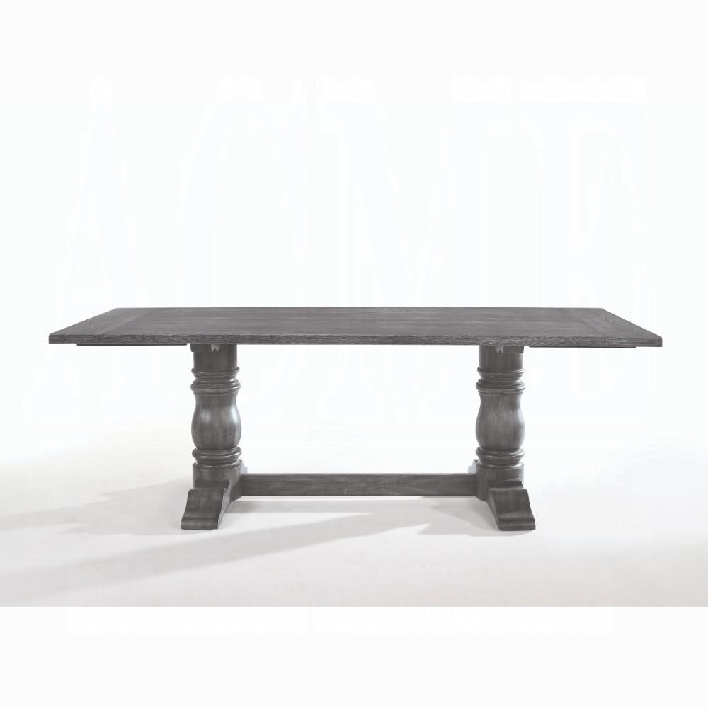 Leventis 7-ps Casual Dining Table Set Include 1 Dining Table, 6 Side Chairs, 6 -Person Dining Set