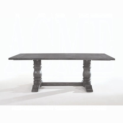 Leventis 7-ps Casual Dining Table Set Include 1 Dining Table, 6 Side Chairs, 6 -Person Dining Set