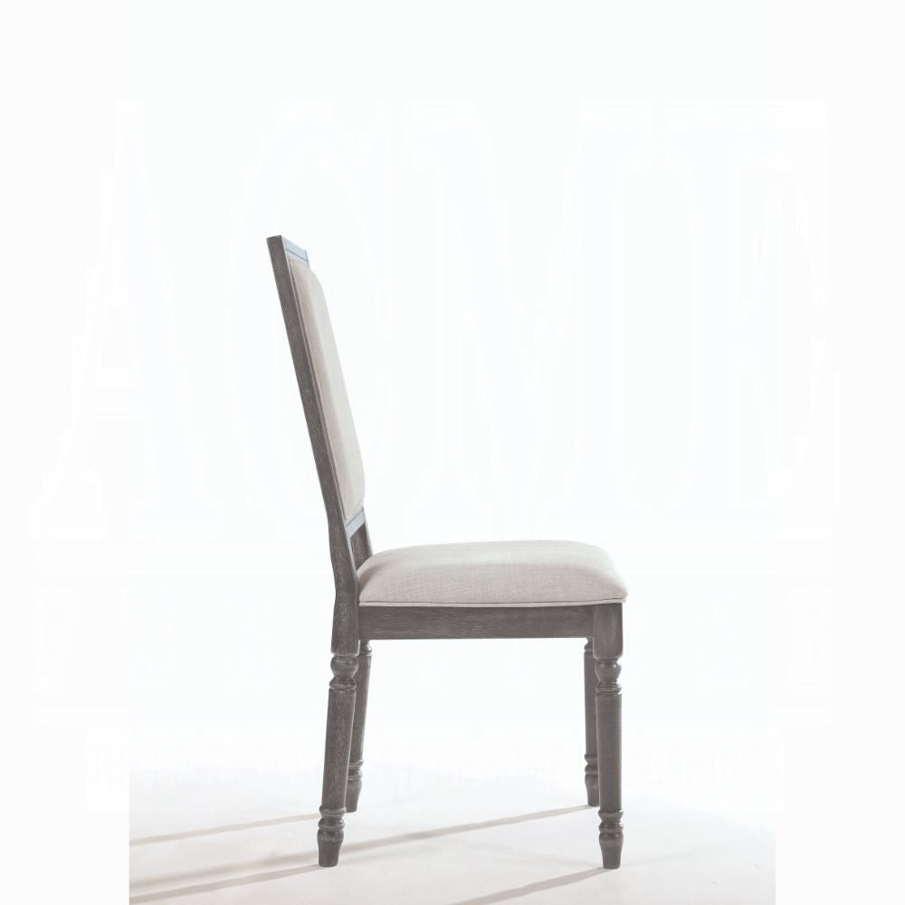 Leventis 7-ps Casual Dining Table Set Include 1 Dining Table, 6 Side Chairs, 6 -Person Dining Set