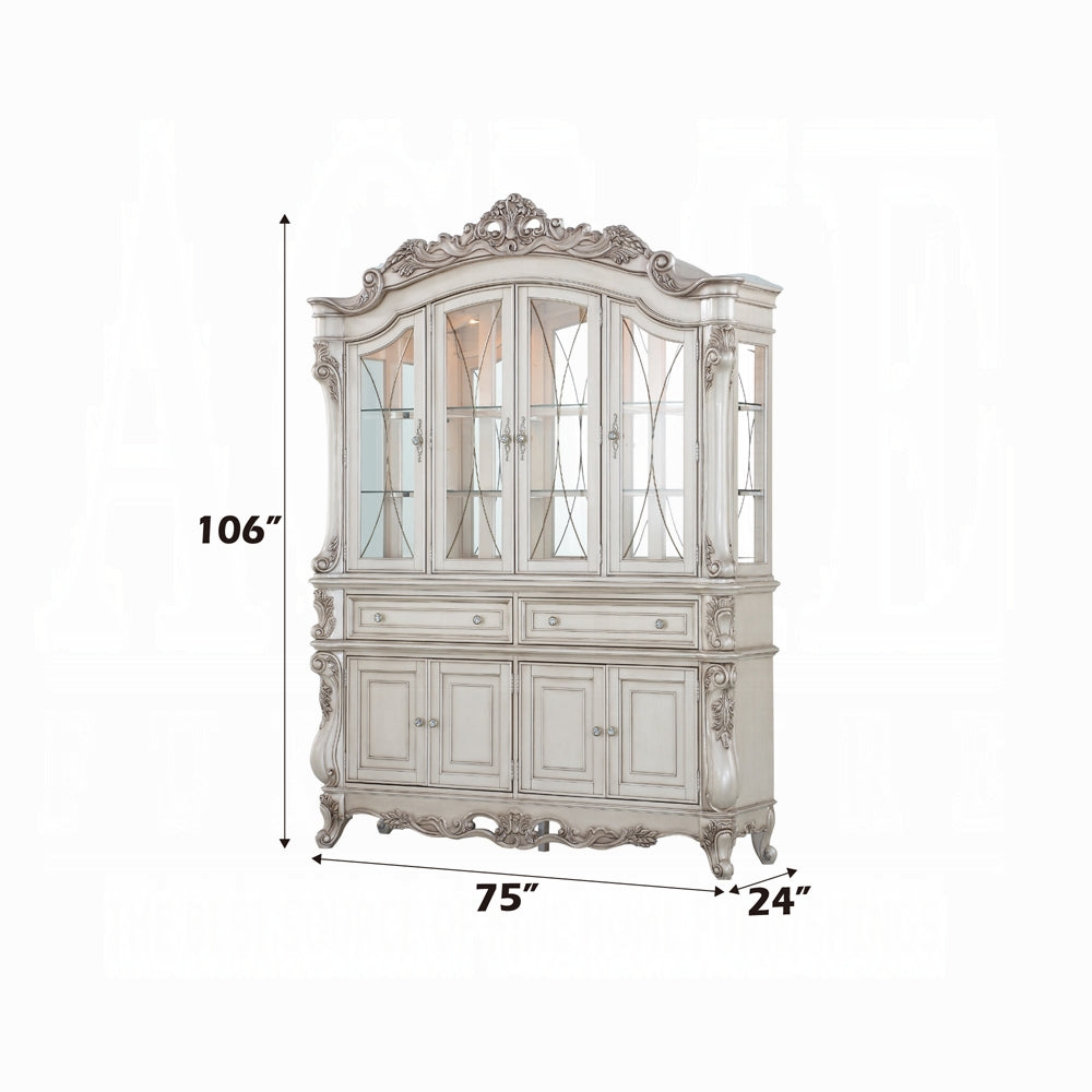 Gorsedd Buffet & Hutch Golden Ivory 67444