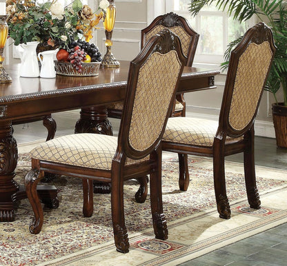 Chateau De Ville 10-Piece Dining Set Include 1 Dining Extension Table, 6 Side Chairs, 2 Arm Chairs and 1 Buffet & Hutch