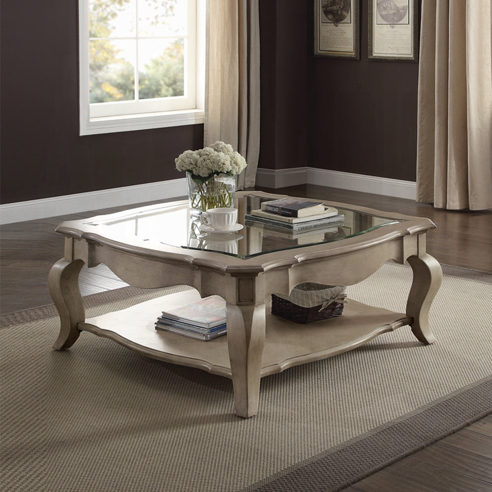 Chelmsford 4-Piece Living Room Set Include Sofa w/ 5 Pillows, Loveseat w/ 2 Pillows, Chair w/ 1 Pillow and Coffee Table