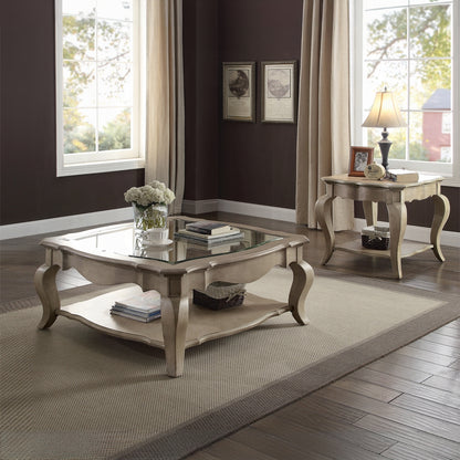 Chelmsford 4-Piece Living Room Set Include Sofa w/ 5 Pillows, Loveseat w/ 2 Pillows, Chair w/ 1 Pillow and Coffee Table