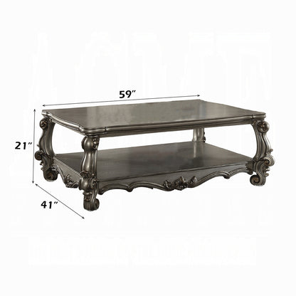 Versailles Collection Luxury 4-Piece Living Room Set, Including Sofa, Loveseat, Chair and Coffee Table