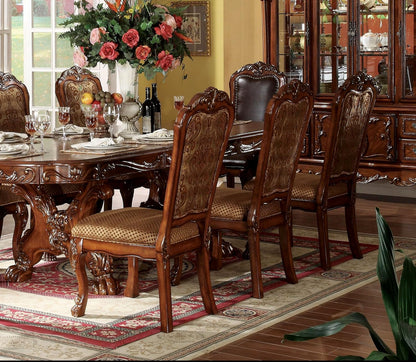 Dresden Side Chair in Fabric & Cherry Oak Set of 2
