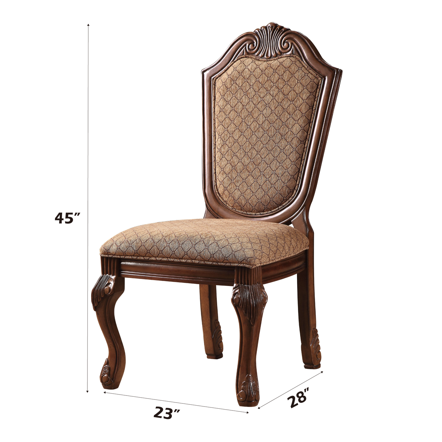 Chateau De Ville 10-Piece Dining Set Include 1 Dining Extension Table, 6 Side Chairs, 2 Arm Chairs and 1 Buffet & Hutch