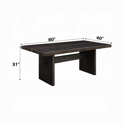 Jaramillo 7-Piece Wooden Dining Table Set for 6 Including 1 Table and 6 Chairs