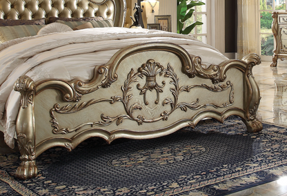 Dresden Bed in Gold Patina